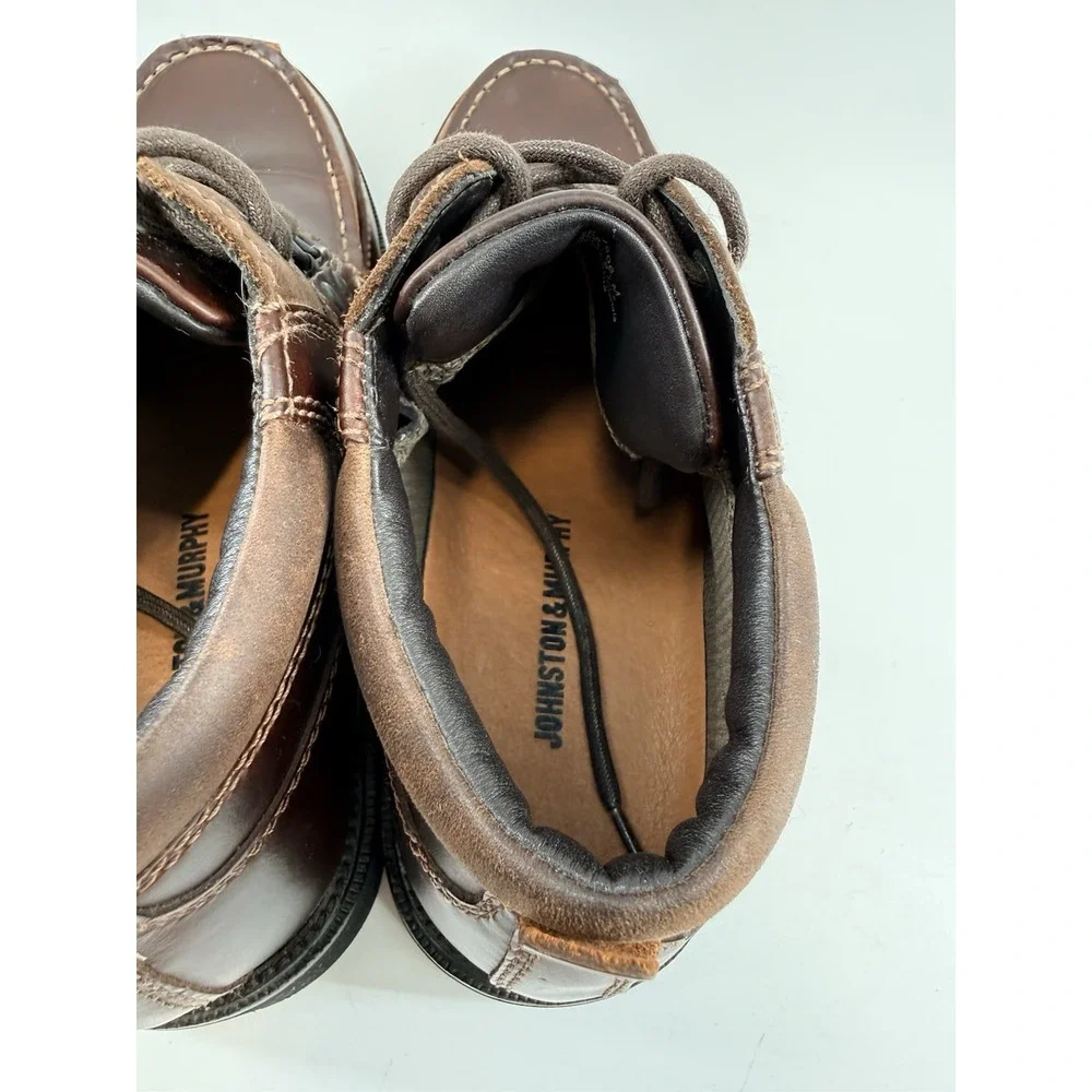 Men's Size 8.5 M JOHNSTON & MURPHY Leather Boots 20-7906